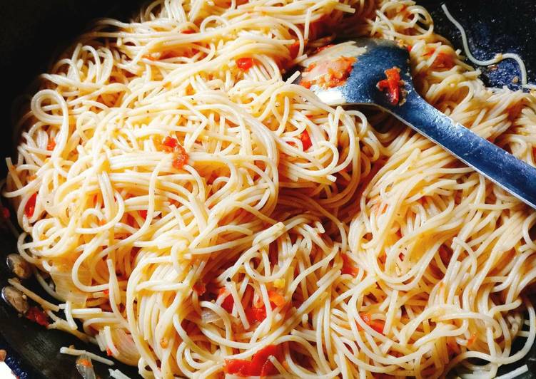 Stir fry spagetti
