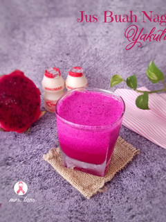 Foto resep Jus Buah Naga Yakult