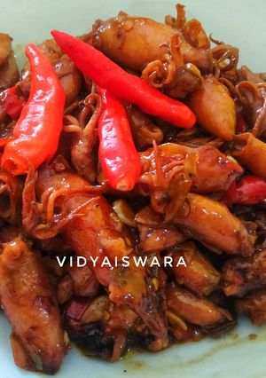 Foto resep Baby cumi pedas manis