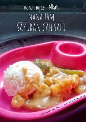 Foto resep Sayuran cah sapi (MPASI mbak Nana 14m)
