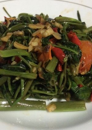 Foto resep Cah Kangkung Pedas