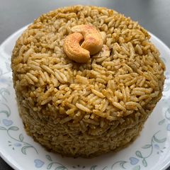 A picture of Spinach Pulao.