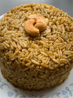 A picture of Spinach Pulao.