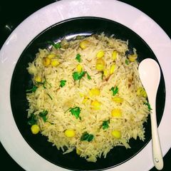 A picture of Corn pulao.