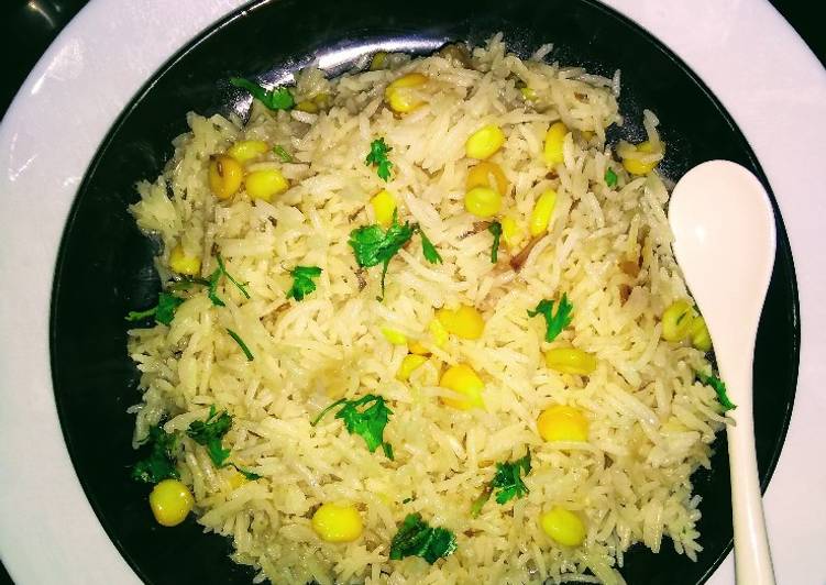 Simple Way to Make Favorite Corn pulao