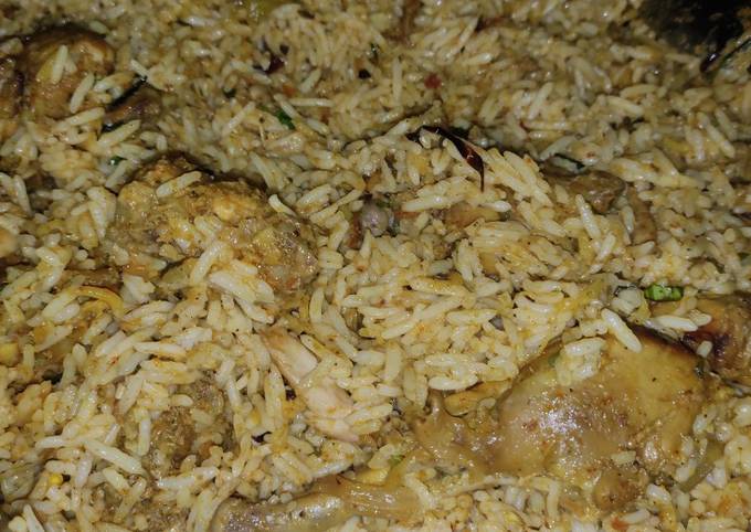 Steps to Prepare Homemade Chicken biryani