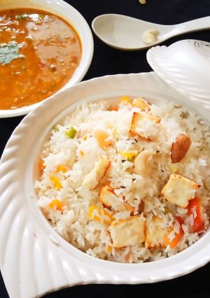 A picture of Paneer Pulav.