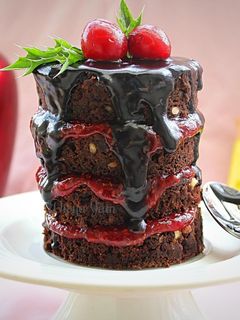 डार्क चॉकलेट क्रैनबेरी राइस केक (Dark chocolate cranberry rice cake recipe in Hindi) रेसिपी मुख्य फोटो