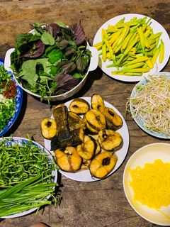 Hình của món Bún cá lóc.