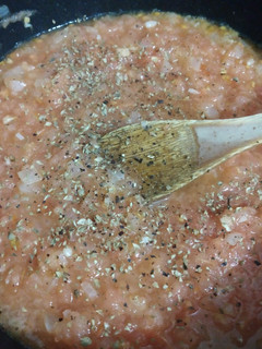 Una foto de Salsa de tomate exprés