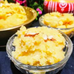 A picture of Moongdal Halwa.