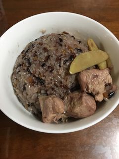 麻油香雞五穀米糕 的食譜成品照片