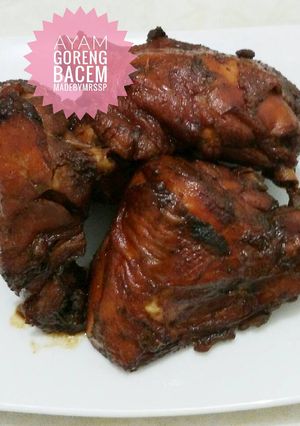 Foto resep Ayam goreng bacem