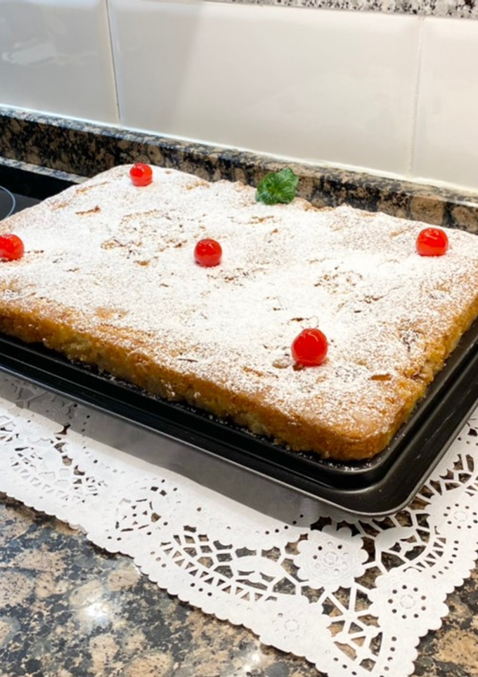 Una foto de Pastel de plátano y dulce de leche “ sin gluten”