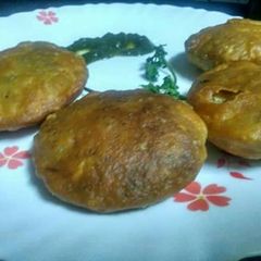 A picture of Moong daal kachori.