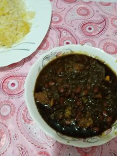 عکسی از دستور قورمه سبزی با دستور کامل
