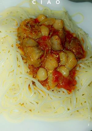 صورة لوصفة سباغيتي ليه ليه 🤤😋😋