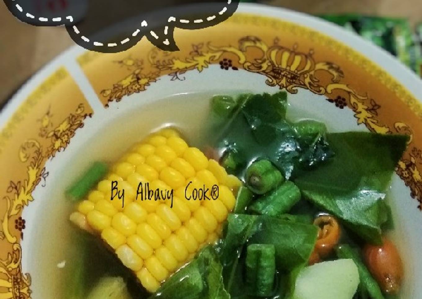 Sup sayur kosong