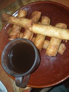 A picture of Spring rolls.