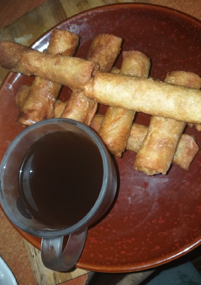 A picture of Spring rolls.