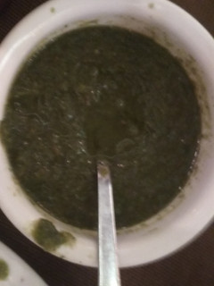 A picture of Green coriander chutney.