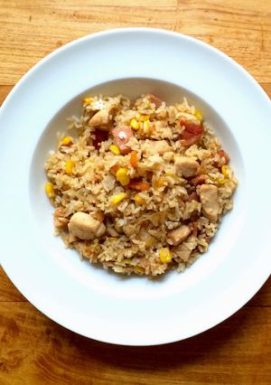 Una foto de Arroz chino al estilo venezolano – Receta