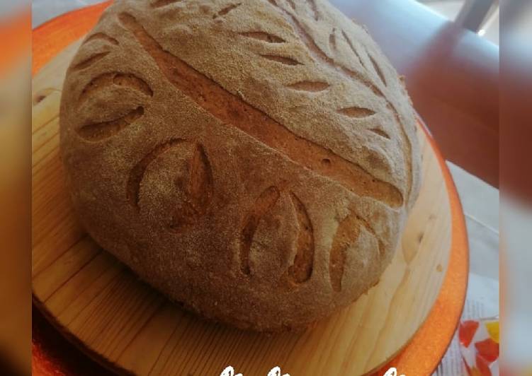 Pane con farina di farro e caffè