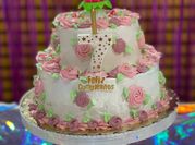 Una foto de como decorar una torta infantil