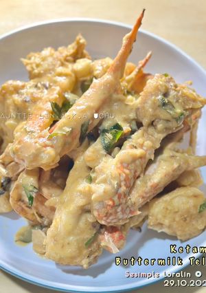 Gambar Ketam Buttermilk Telur Masin