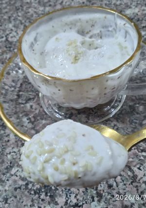 Une photo de Dessert aux coques des œufs 🥚
