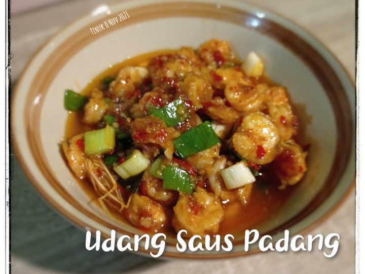 Langkah Mudah untuk Membuat 53. Udang Saus Padang Anti Gagal