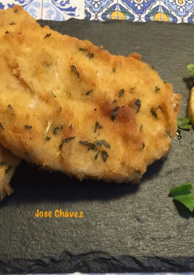 Una foto de Pechugas de Pollo a la Villeroy