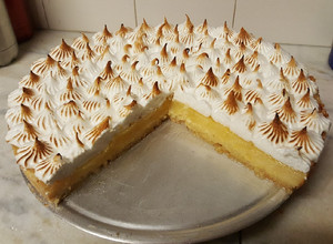 Una foto de Lemon Pie casero