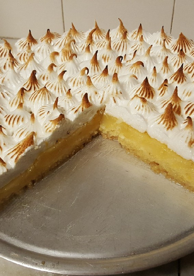 Una foto de Lemon Pie casero
