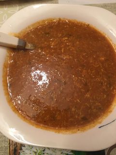 Una foto de Harira sopa marroquí