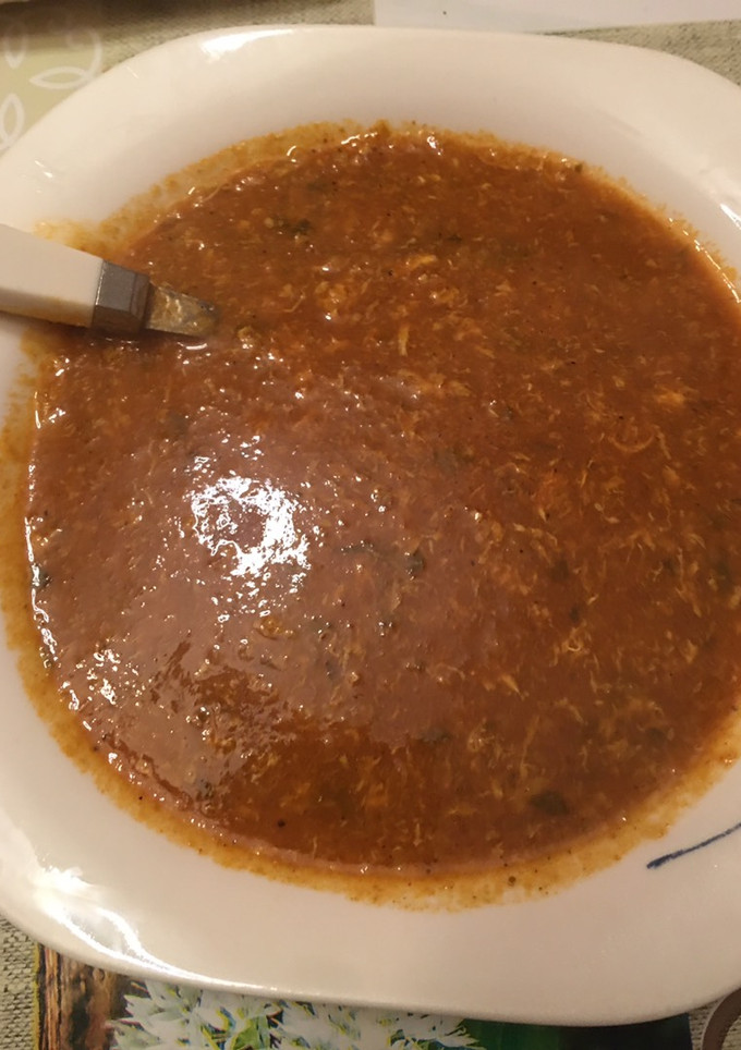 Una foto de Harira sopa marroquí