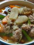 แกงจืดเยื่อไผ่เห็ดหอม