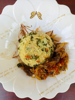 A picture of Dambun shinkafa.