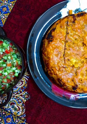 عکسی از دستور ماکارونی با سویا