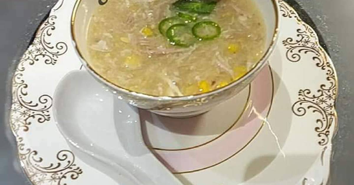 🐥🥗🍲chicken Corn Soup🍲🥗🐥 Recipe By Irum Zaidi Home Cooking Cookpad