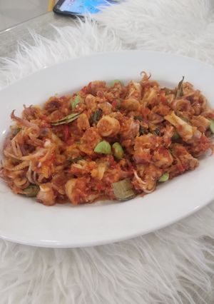 Foto resep Sambal pete cumi asin