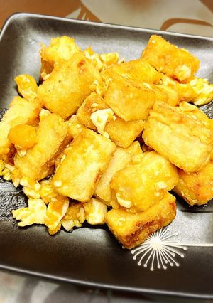 金沙豆腐 的食譜成品照片