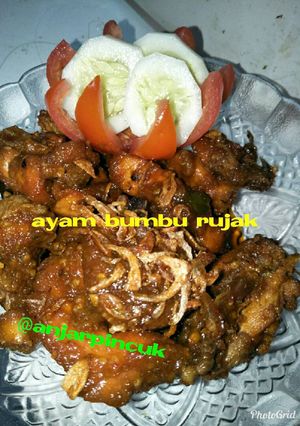 Foto resep Ayam bumbu rujak