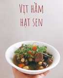 Vịt hầm hạt sen