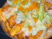 Una foto de enchiladas de chile seco