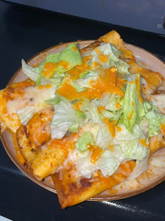 Una foto de Enchiladas rojas