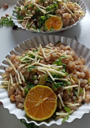 A picture of Sabudane ki khichdi.