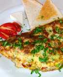 Омлет🍳 з морепродуктами у рисовій бумазі/Omelette with seafood in rice paper