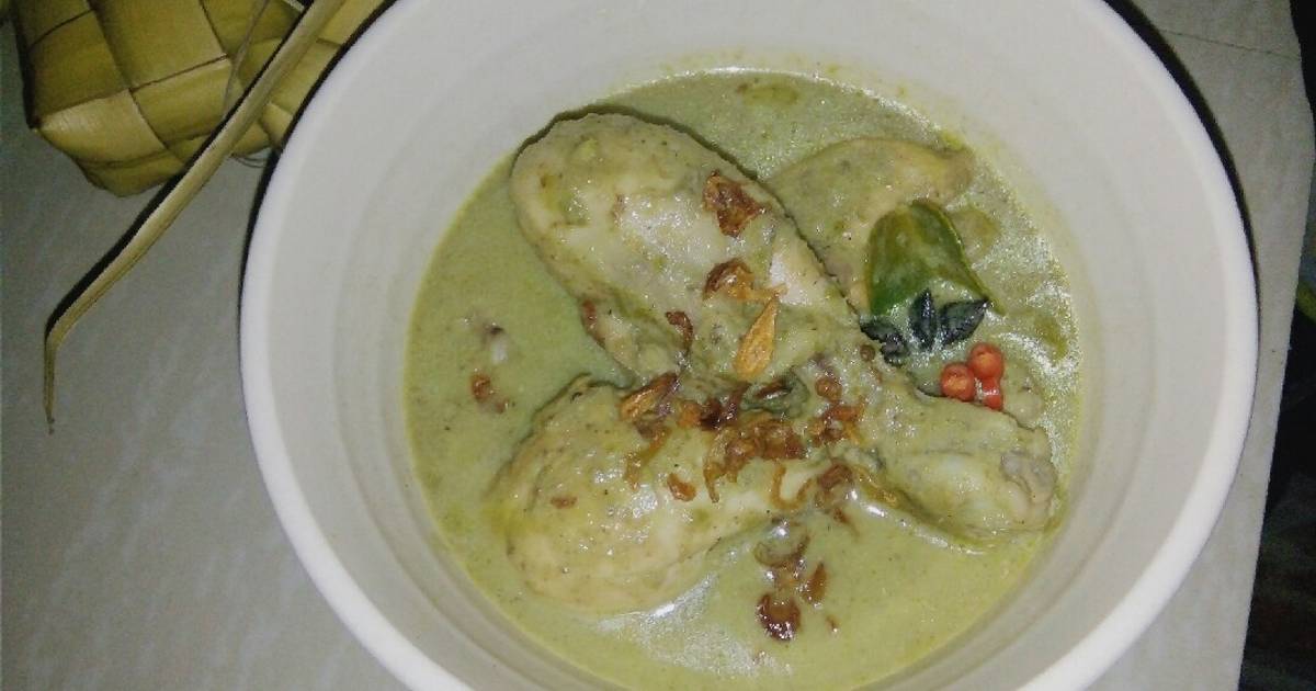 Resep Opor Ayam Kuah Putih Oleh Kikie Di Dapur Cookpad