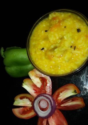 A picture of Vegetables khichdi for baby.